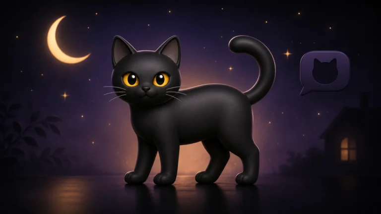 black cat emoji