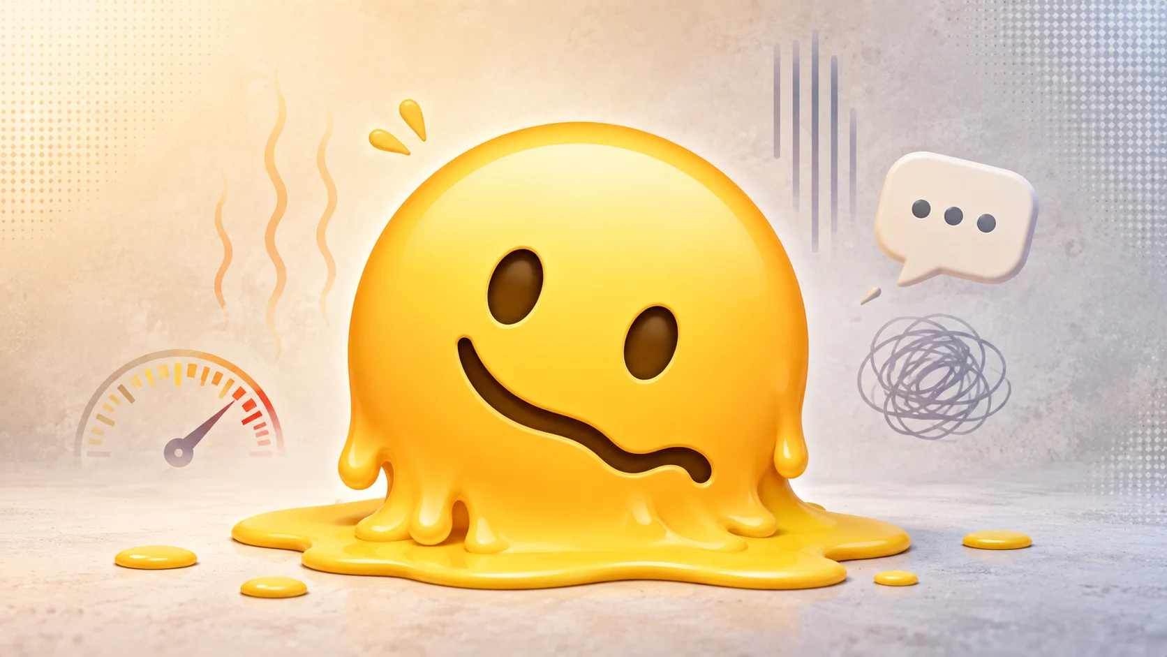 disintegrating emoji