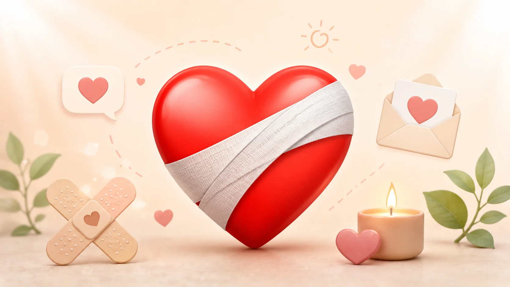 heart with bandage emoji