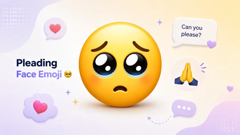 pleading face emoji