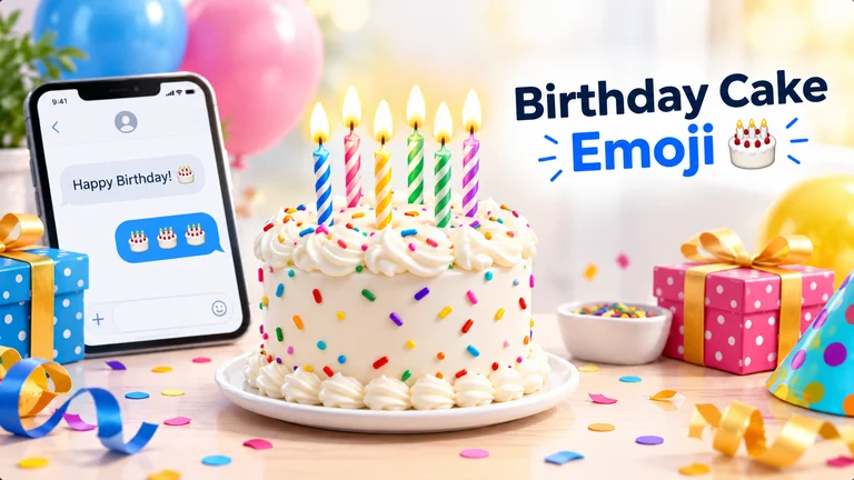 birthday cake emoji