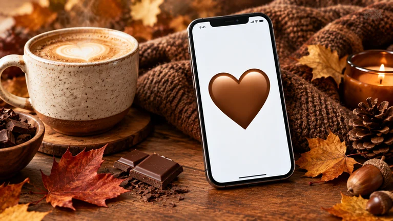 brown heart emoji