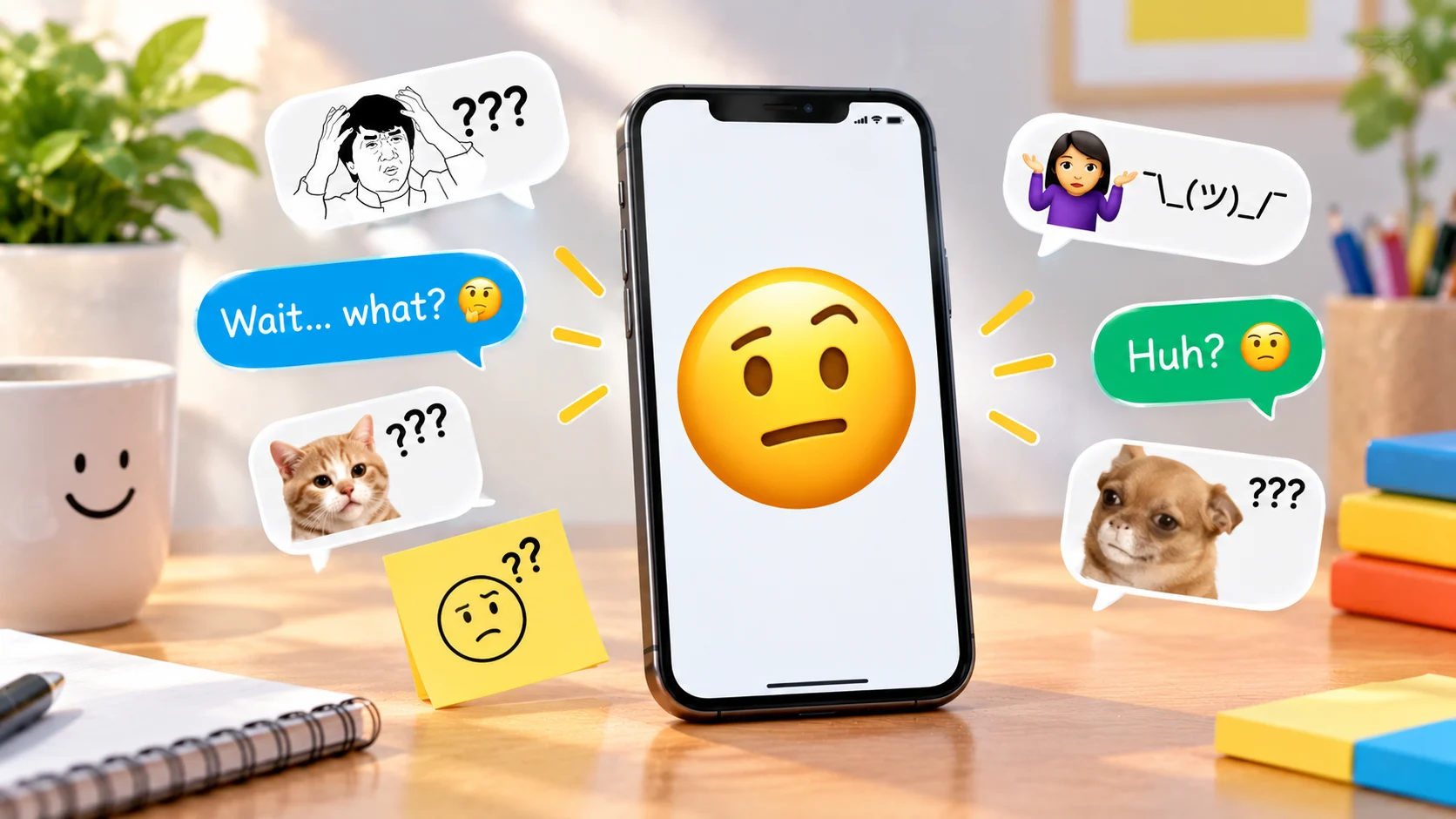 confused emoji meme