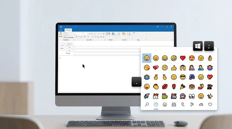emoji on outlook