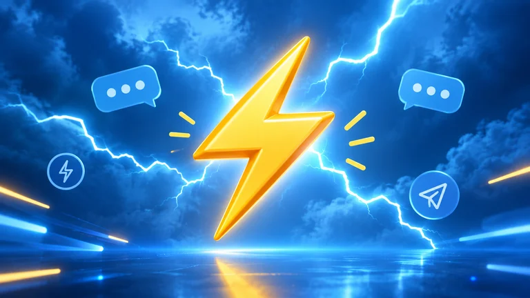 lightning bolt emoji