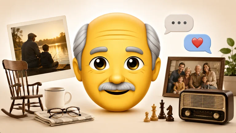 old man emoji