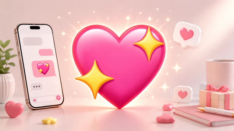 sparkle heart emoji