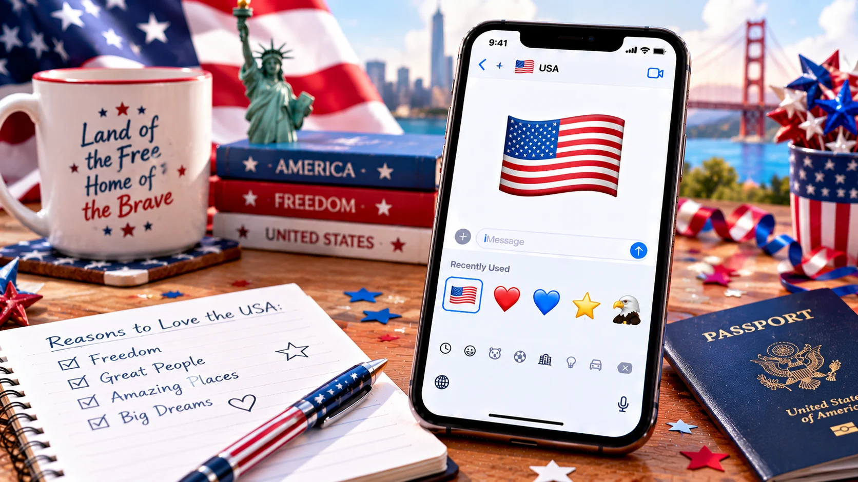 america flag emoji