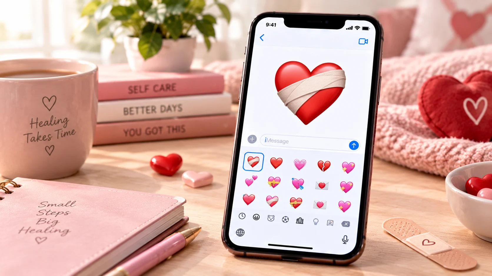 bandaged heart emoji