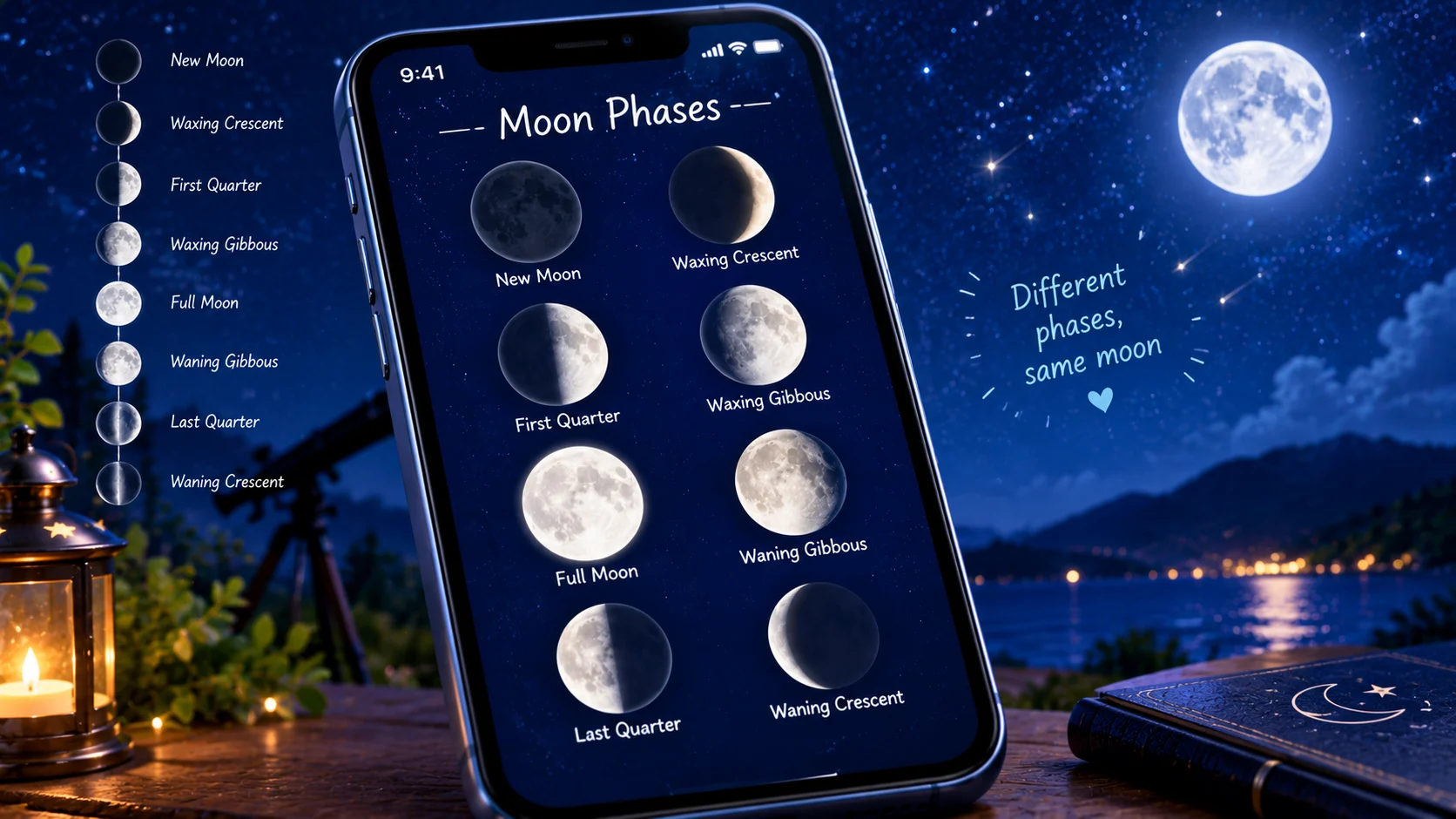 current phase of the moon emoji