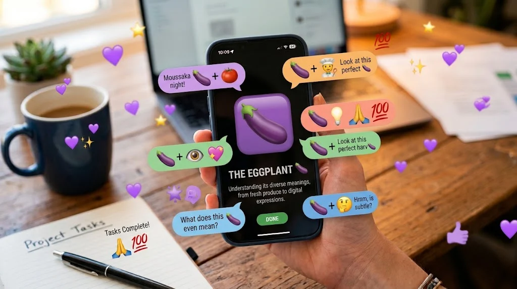 eggplant emoji