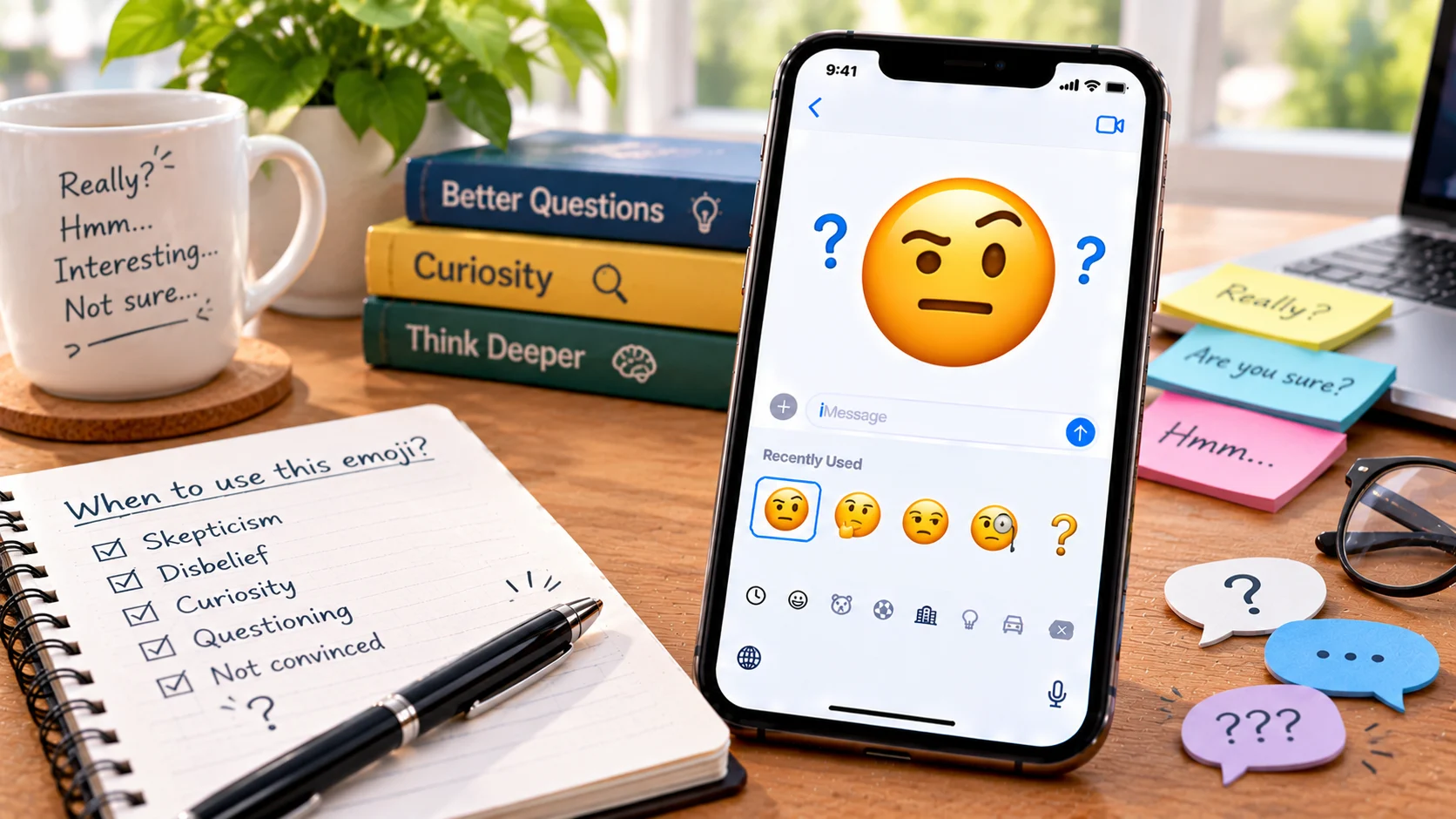 eyebrow raise emoji