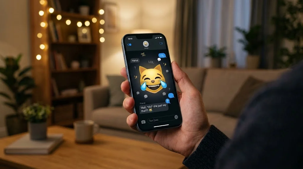 laughing cat emoji