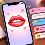 lip bite emoji