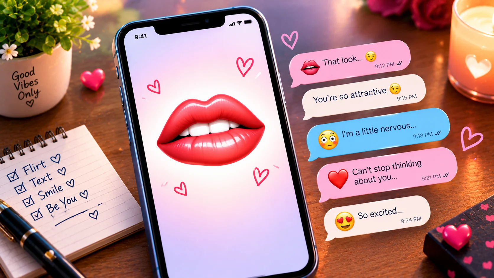lip bite emoji