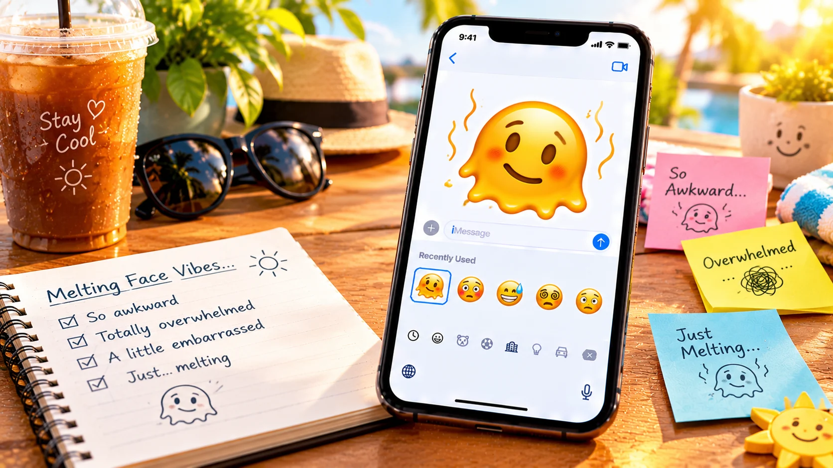 melt emoji