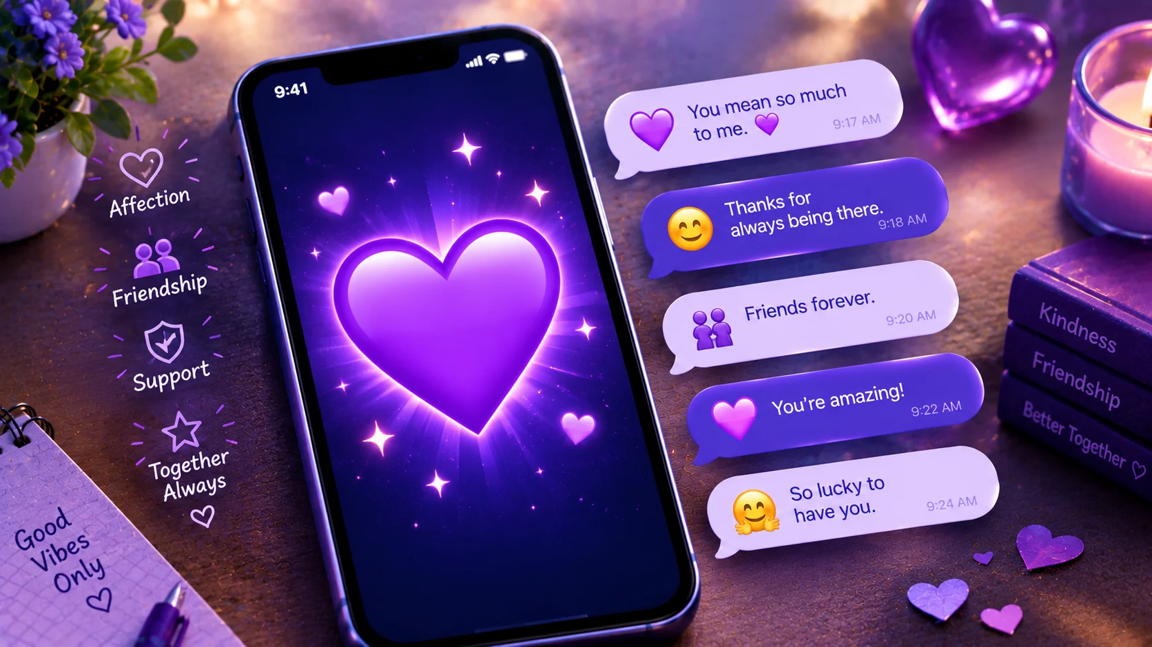 purple heart emoji meaning