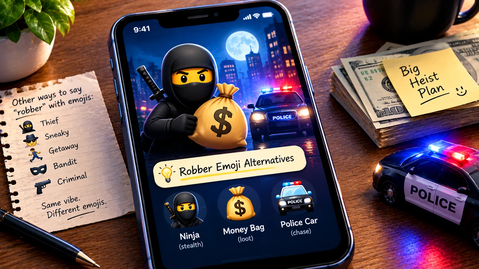 robber emoji