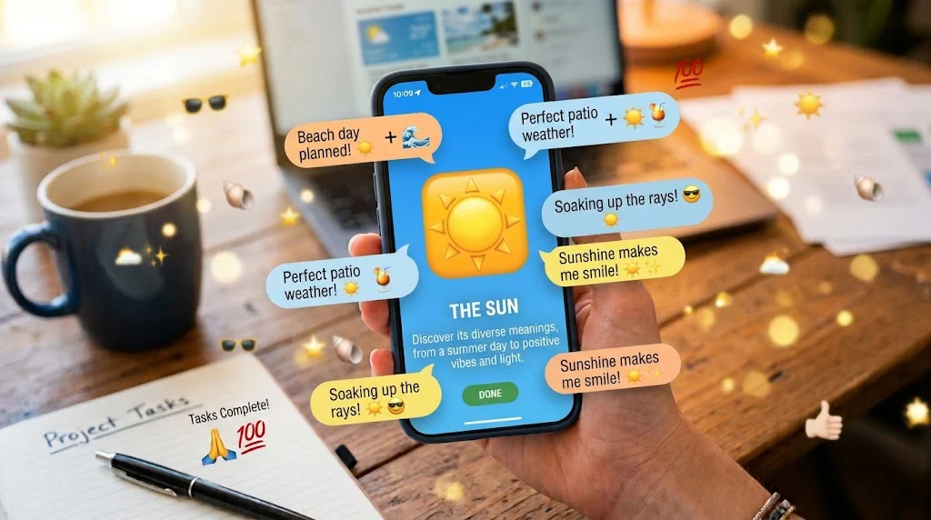 sun emoji