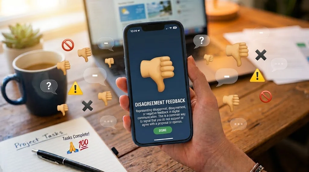 thumbs down emoji