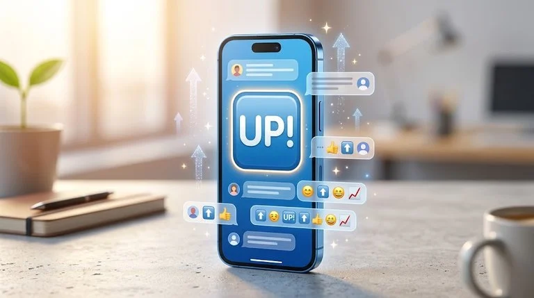 up emoji
