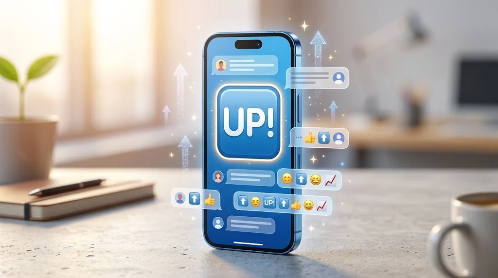 up emoji