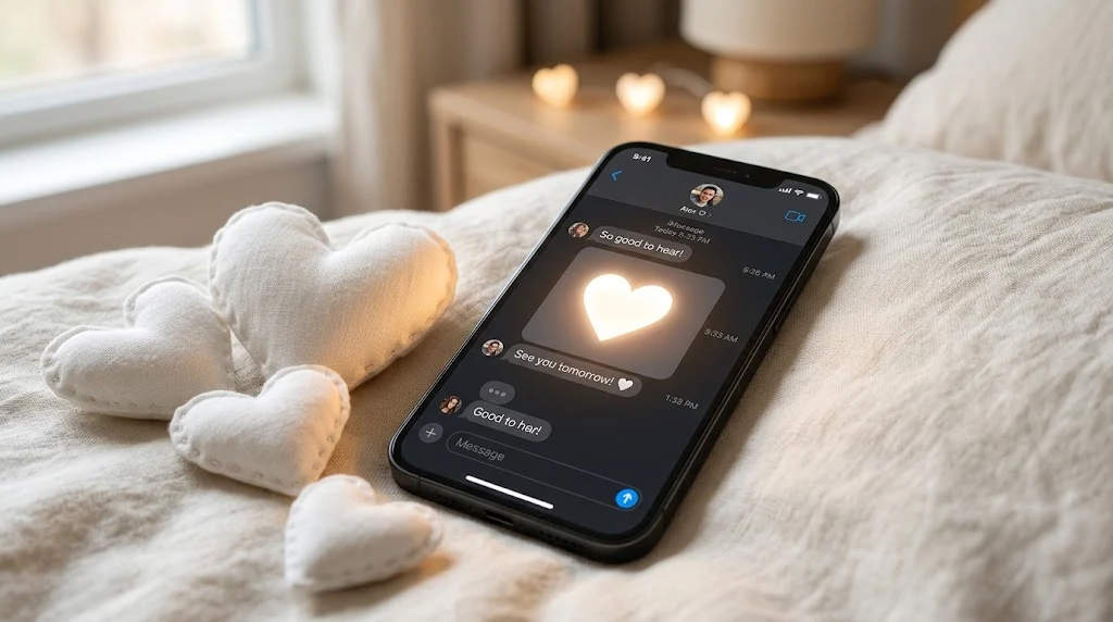 what does a white heart emoji mean